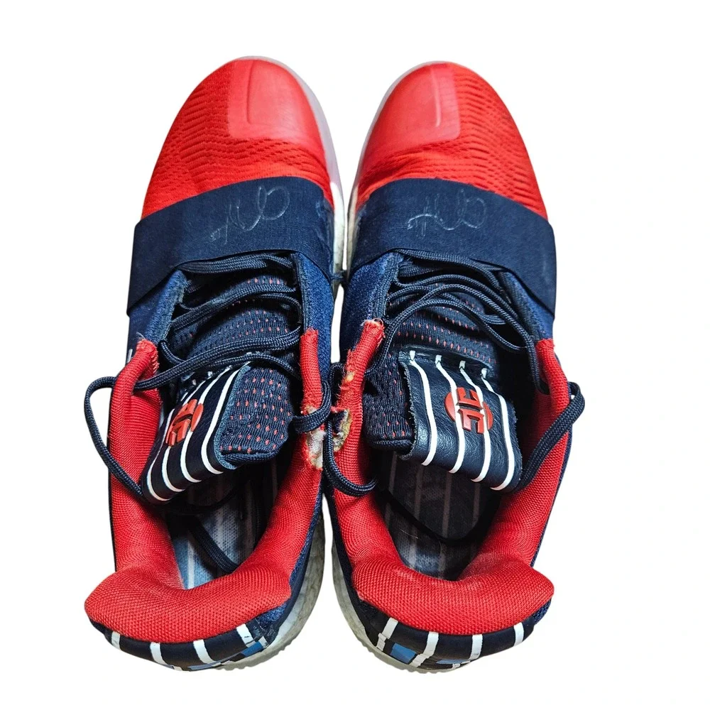 Adidas Harden Vol.‎ 3 Legend Ink Power Red Navy Mens 12 Rockets 90s Jersey